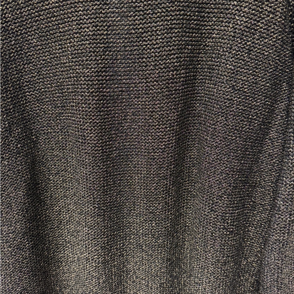 Ruby Rd. Shimmering‎ Gray Cardigan with Gold Accents - Picture 15 of 16
